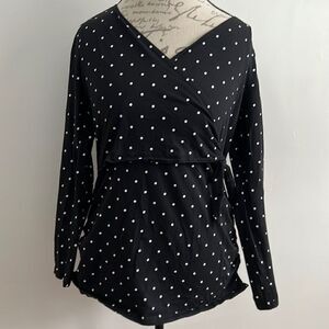 Maternity Wrap Top 